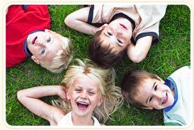 laughing kids