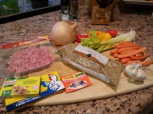 lentil soup ingredients
