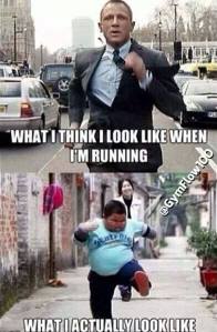 look like running