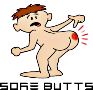 sore butt