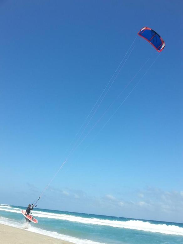 kite surfing